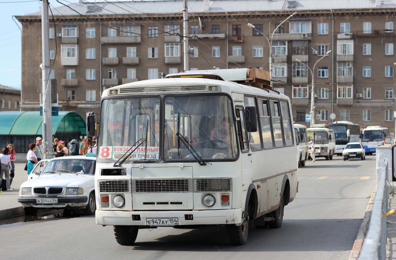 Новосибирская область, ПАЗ-32054 № Е 947 АУ 154