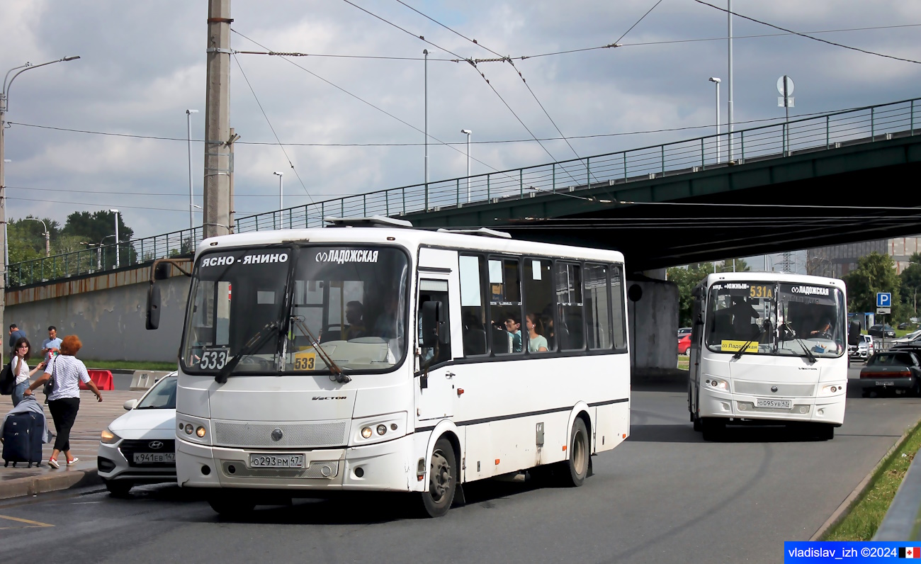 Ленинградская область, ПАЗ-320412-05 "Вектор" № О 293 РМ 47