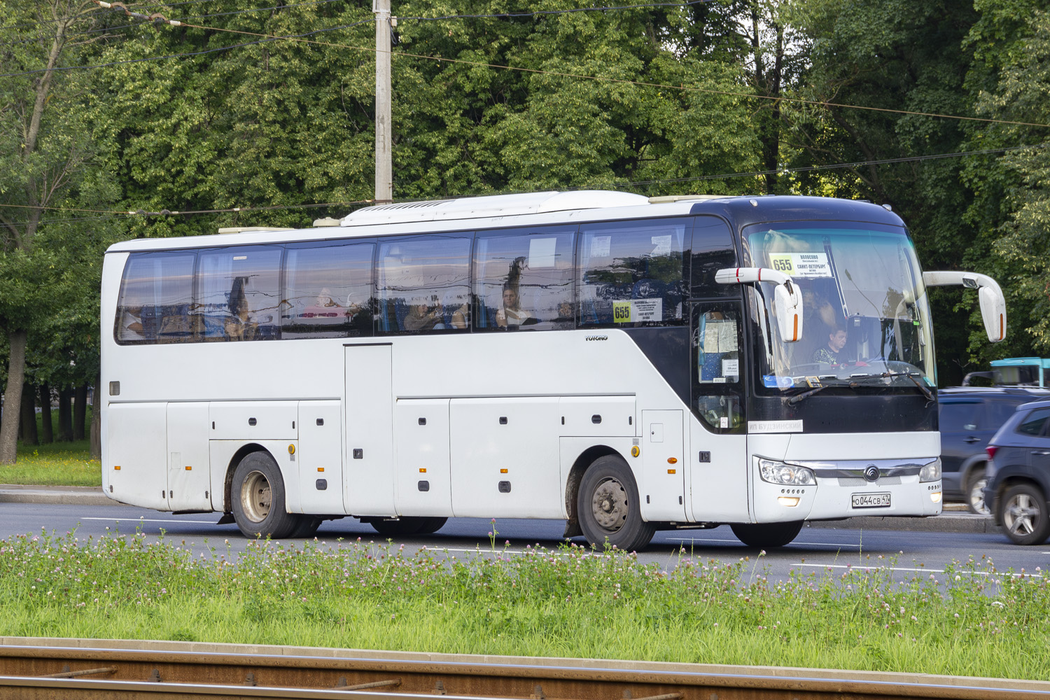 Ленинградская область, Yutong ZK6122H9 № О 044 СВ 47