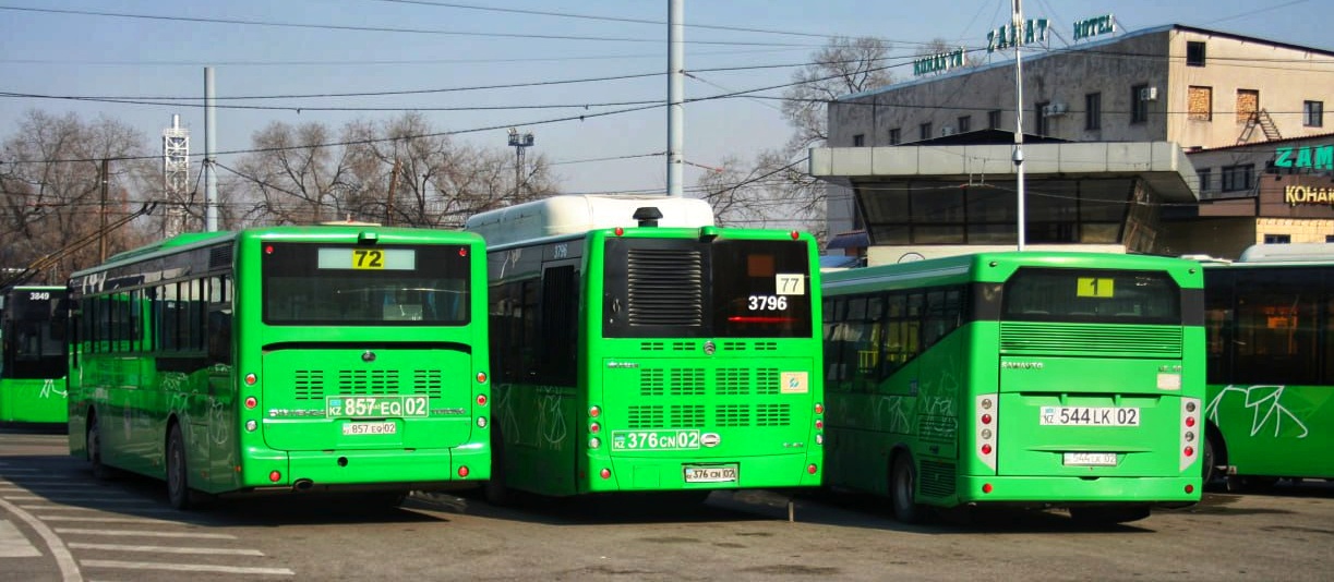 Алматы, Yutong ZK6118HGA (QazTehna) № 857 EQ 02