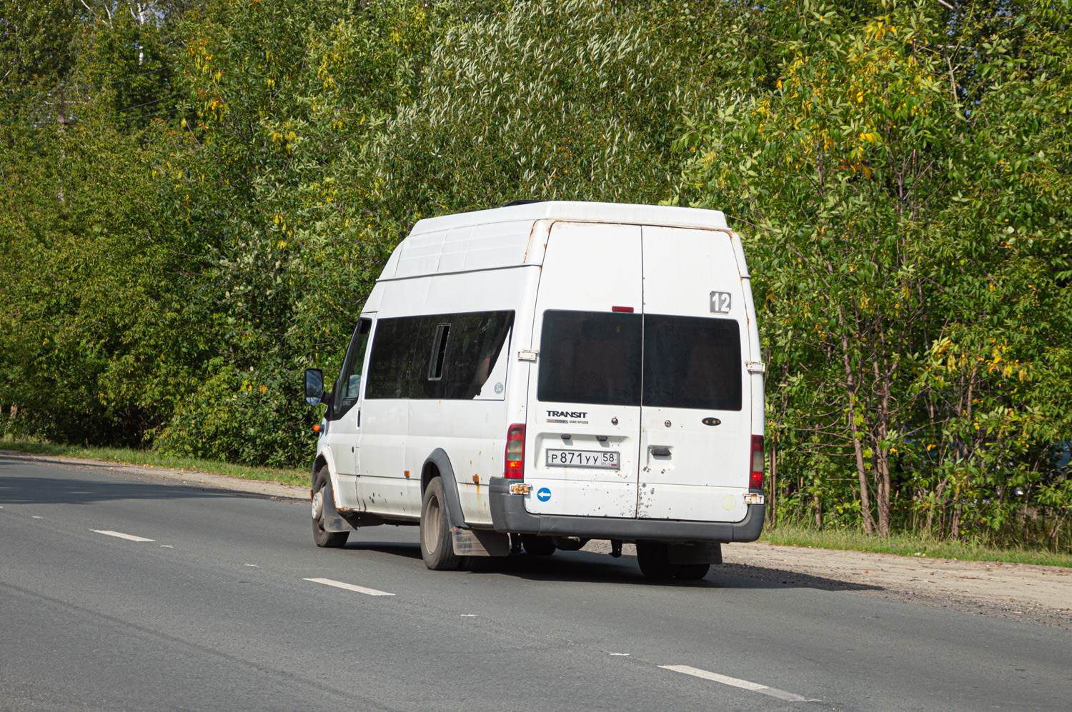 Пензенская область, Нижегородец-222708  (Ford Transit) № Р 871 УУ 58