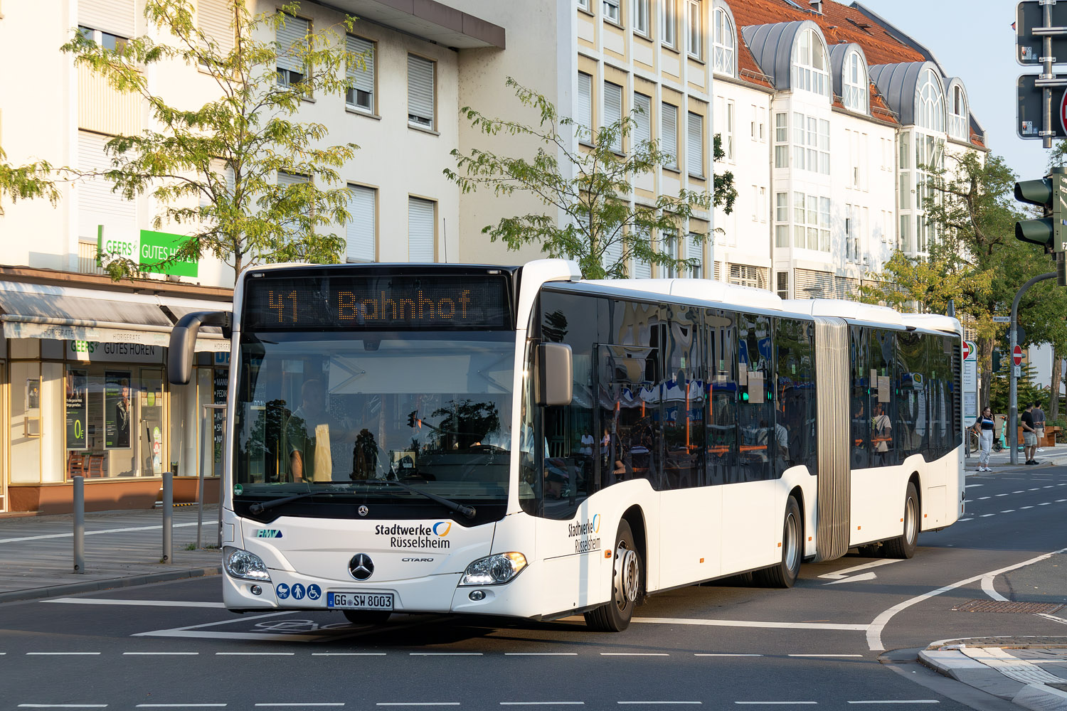 Гессен, Mercedes-Benz Citaro C2 G hybrid № GG-SW 8003