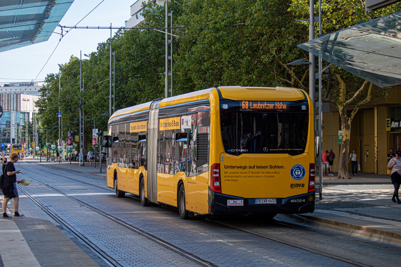Саксония, Mercedes-Benz eCitaro G № 464 012-6