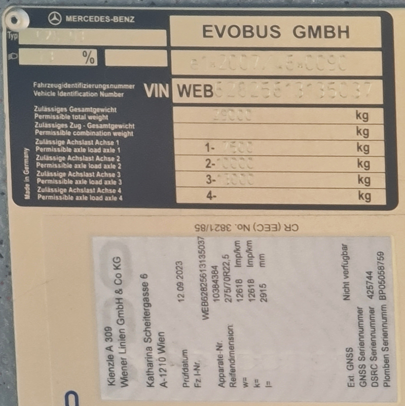 Австрия, Mercedes-Benz Citaro C2 G № 8879 Австрия, Mercedes-Benz Citaro C2 G № 8879