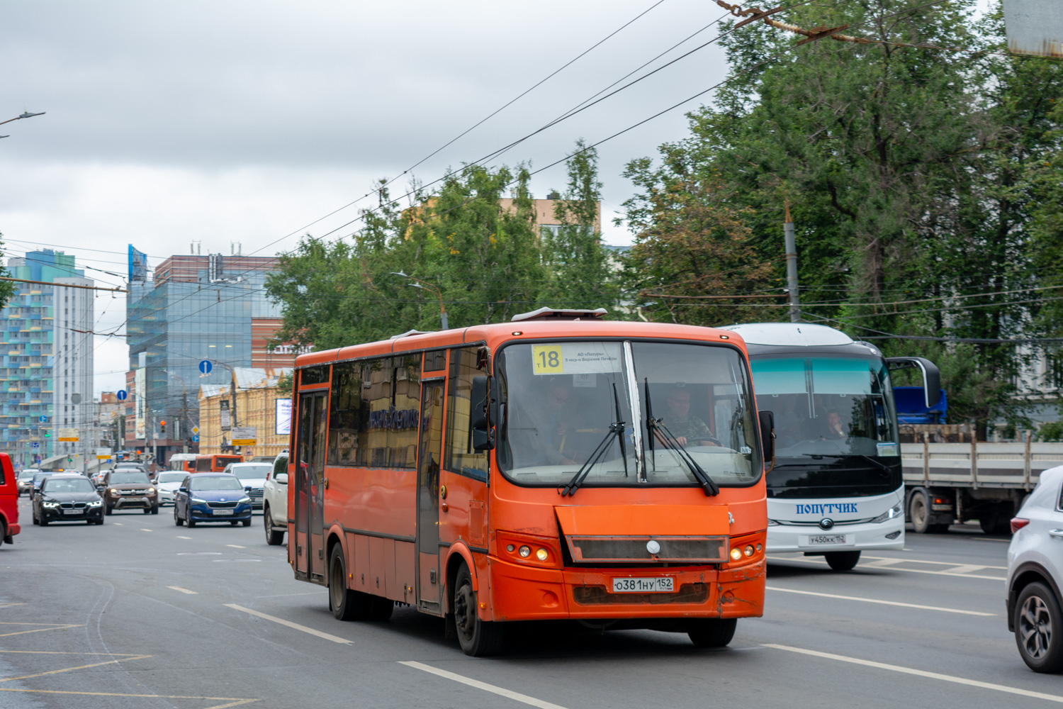 Нижегородская область, ПАЗ-320414-05 "Вектор" № О 381 НУ 152