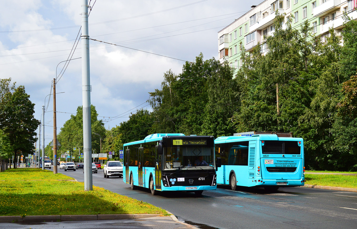 Санкт-Петербург, ЛиАЗ-5292.65 № 6731