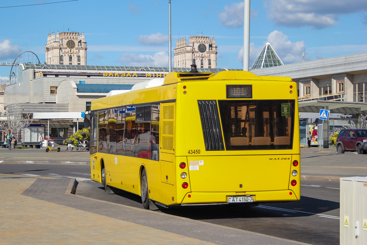 Mińsk, MAZ-203.016 Nr 043450