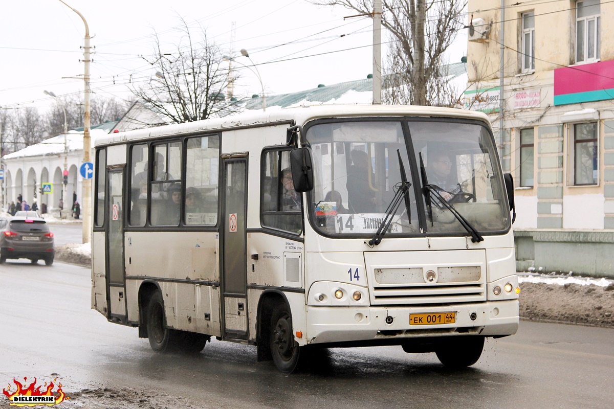 Kostroma region, PAZ-320402-03 Nr. 14