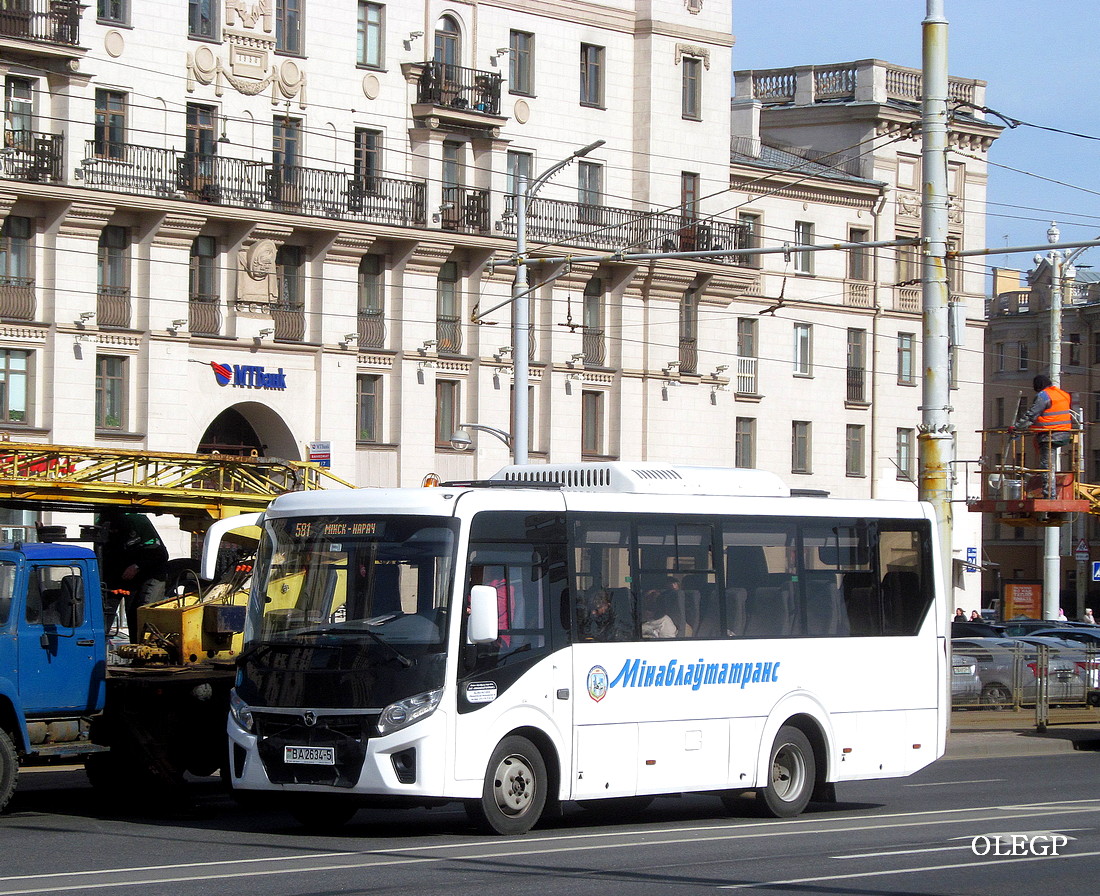Минская область, ПАЗ-320405-04 "Vector Next" (межгород) № ВА 2634-5 Минская область, ПАЗ-320405-04 "Vector Next" (межгород) № ВА 2634-5