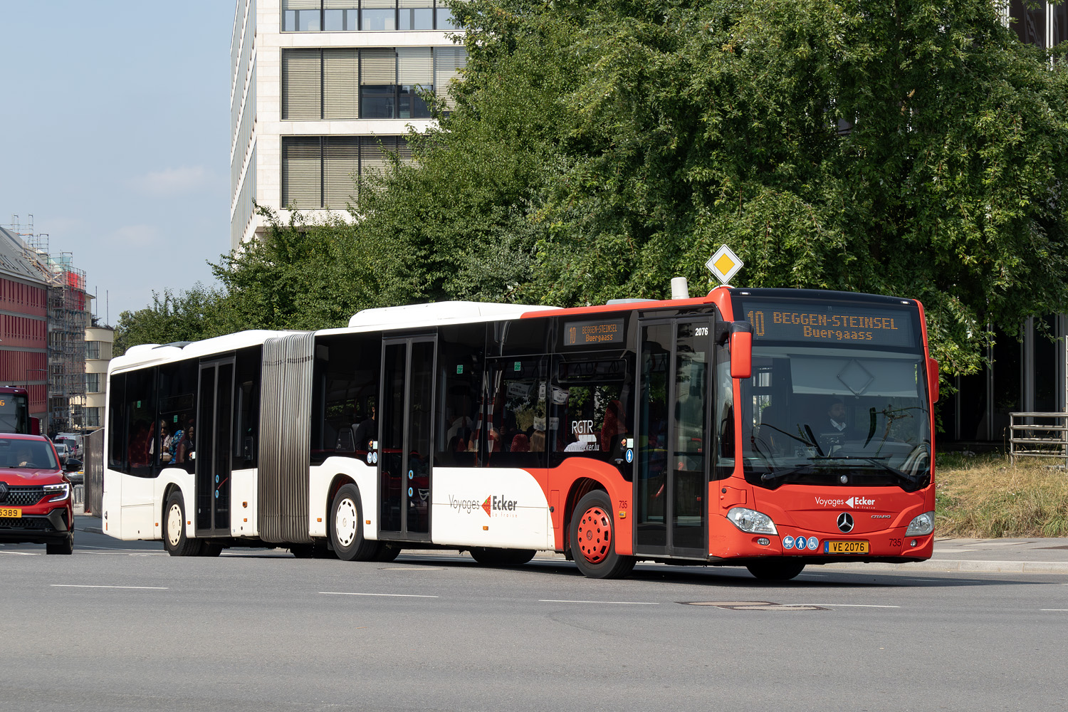 Люксембург, Mercedes-Benz Citaro C2 G hybrid № 735