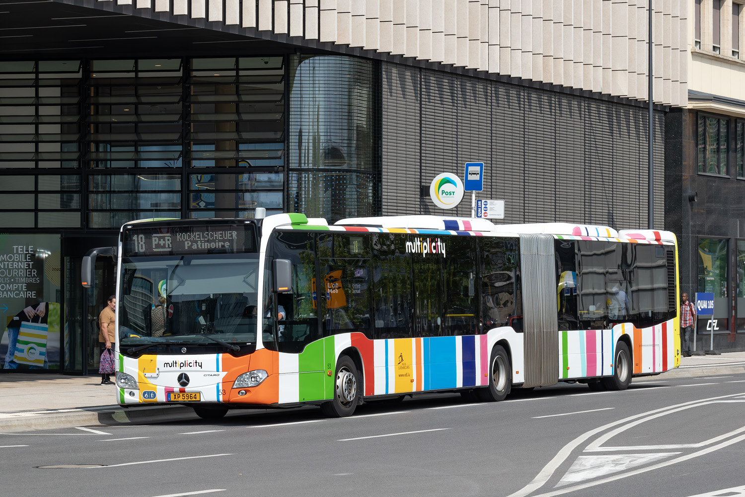 Люксембург, Mercedes-Benz Citaro C2 G hybrid № 53