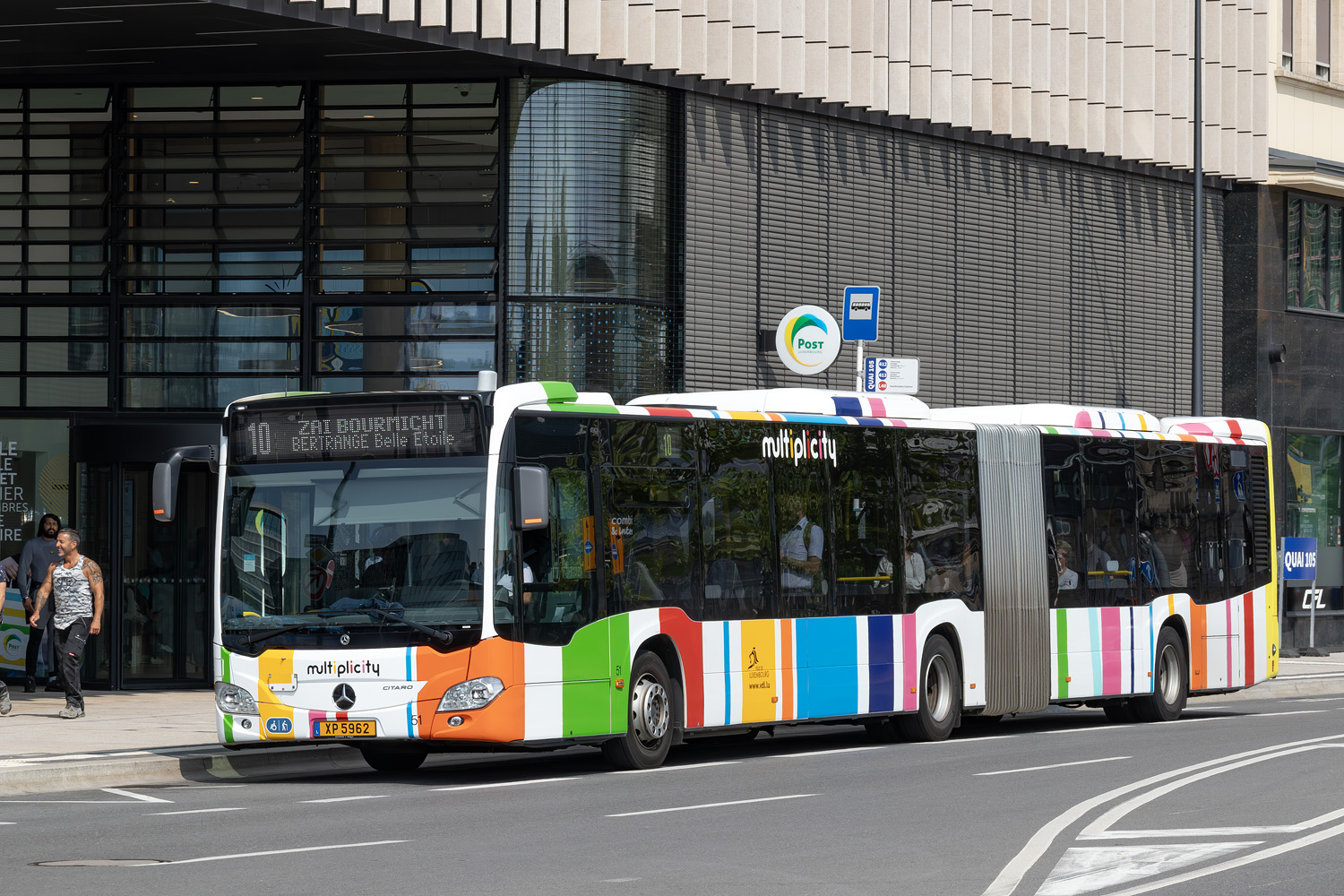 Люксембург, Mercedes-Benz Citaro C2 G hybrid № 51