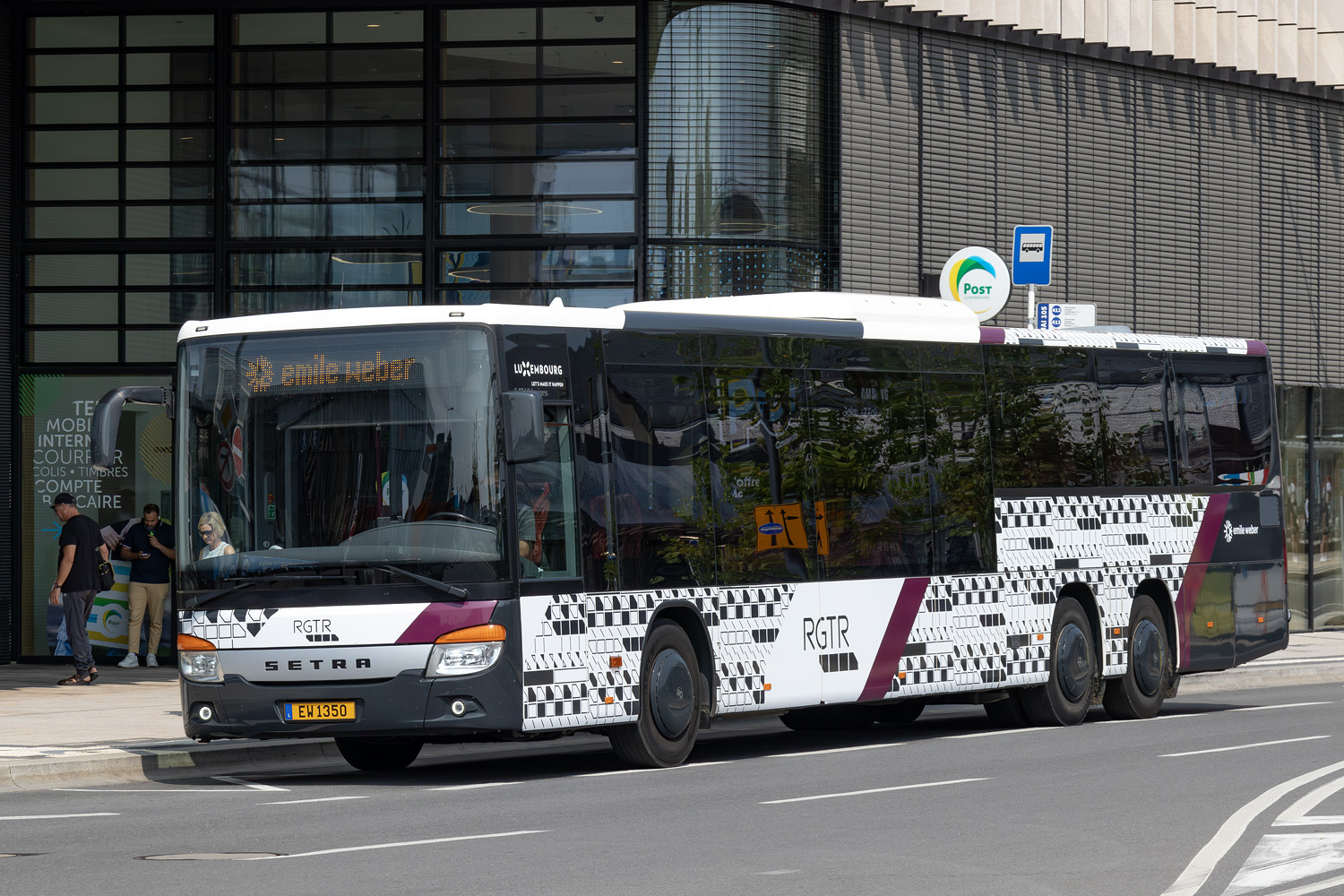 Люксембург, Setra S418LE business № EW 1350