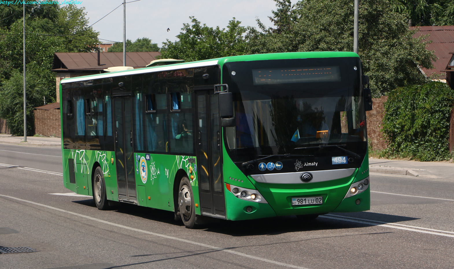 Алматы, Yutong ZK6118HGA № 494