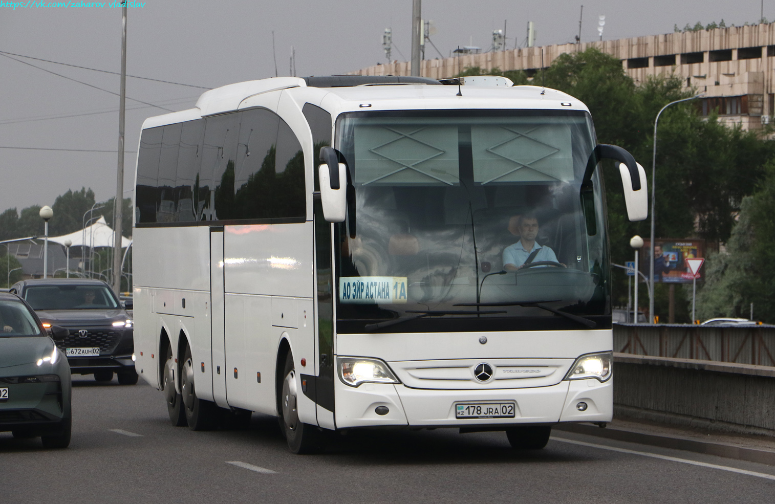 Алматы, Mercedes-Benz Travego II M 16RHD facelift № 178 JRA 02