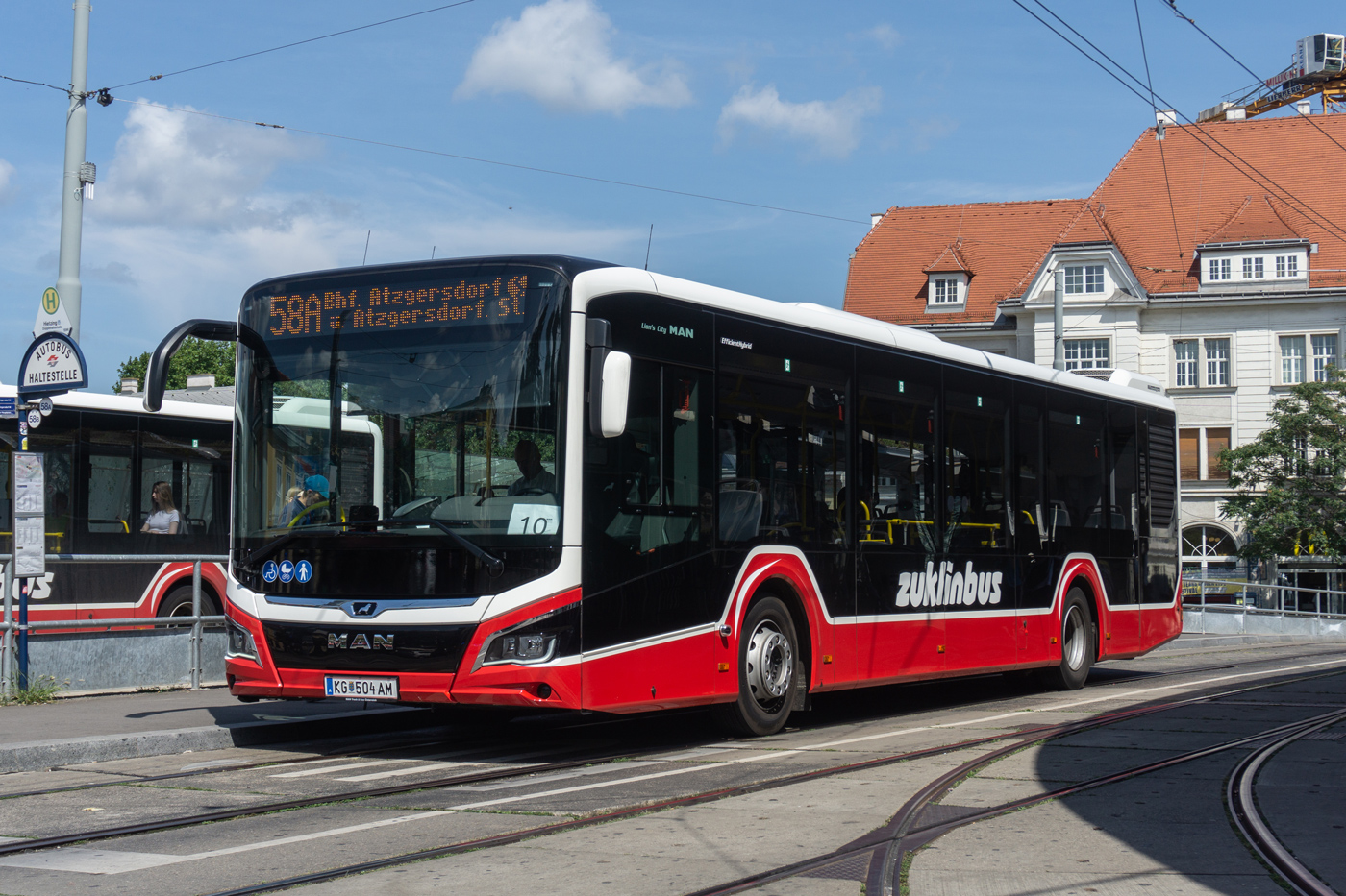 Австрия, MAN 12C Lion's City 12 NL280 EfficientHybrid № KG 504 AM