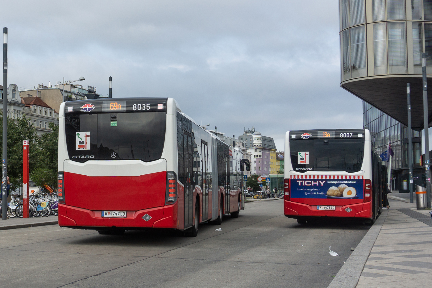 Австрия, Mercedes-Benz Citaro C2 G № 8035; Австрия, Mercedes-Benz Citaro C2 G № 8007
