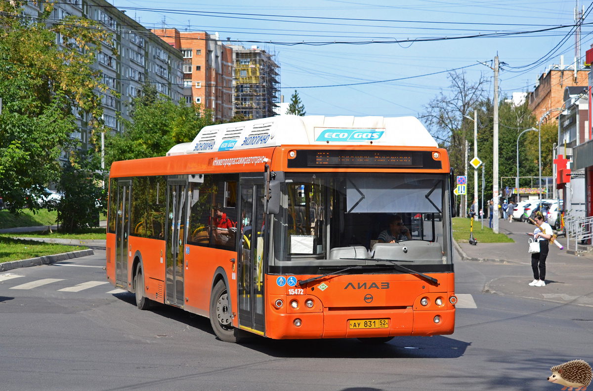 Нижегородская область, ЛиАЗ-5292.67 (CNG) № 15472