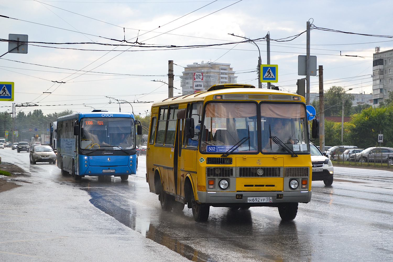 Омская область, ПАЗ-32053 № Н 692 УР 55