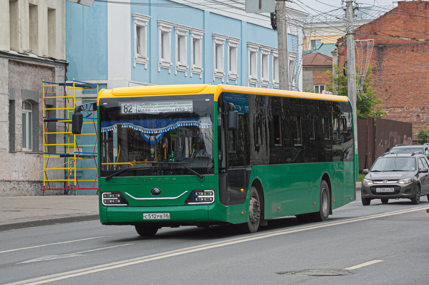 Пензенская область, Yutong ZK6116HG № С 512 РВ 58