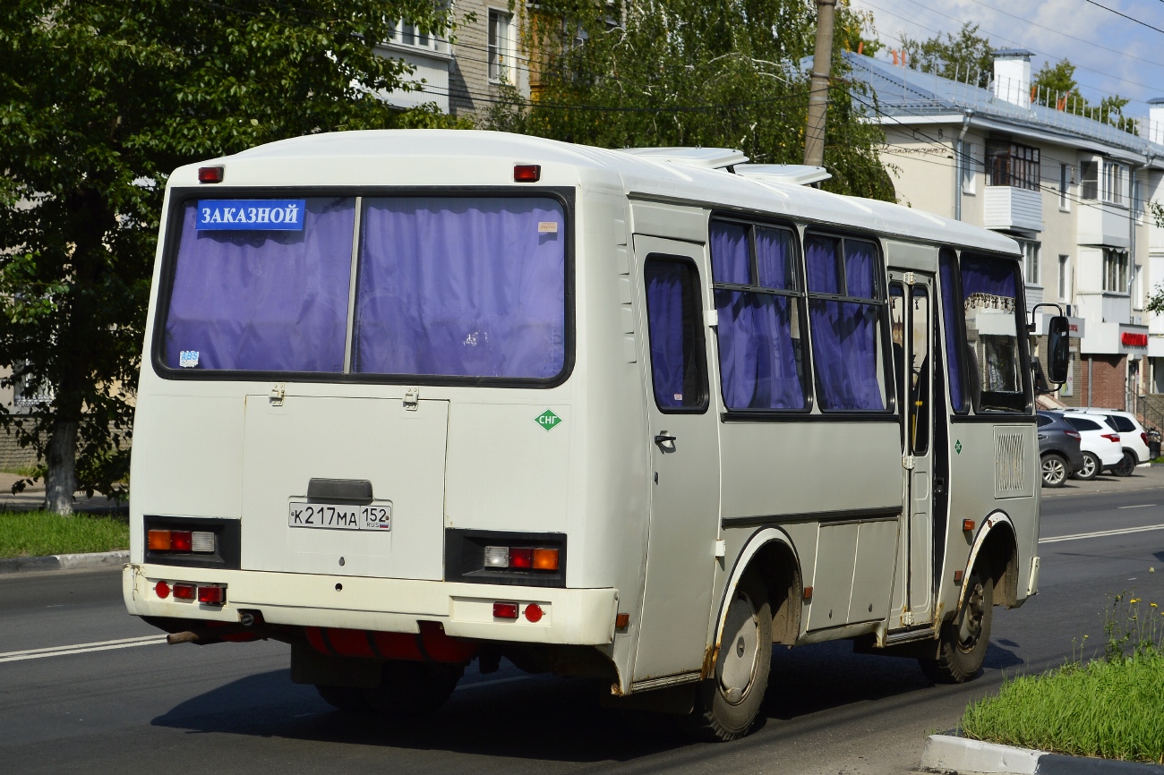 Нижегородская область, ПАЗ-32053 № К 217 МА 152