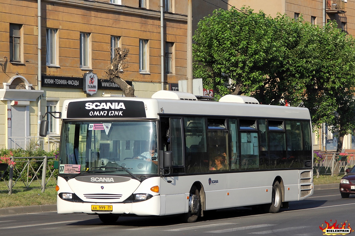 Вологодская область, Scania OmniLink I (Скания-Питер) № АА 999 35