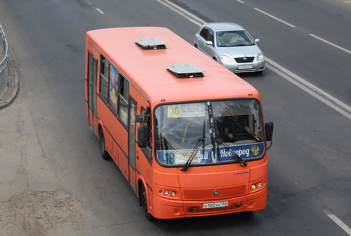 Нижегородская область, ПАЗ-320414-05 "Вектор" № О 102 ХХ 152