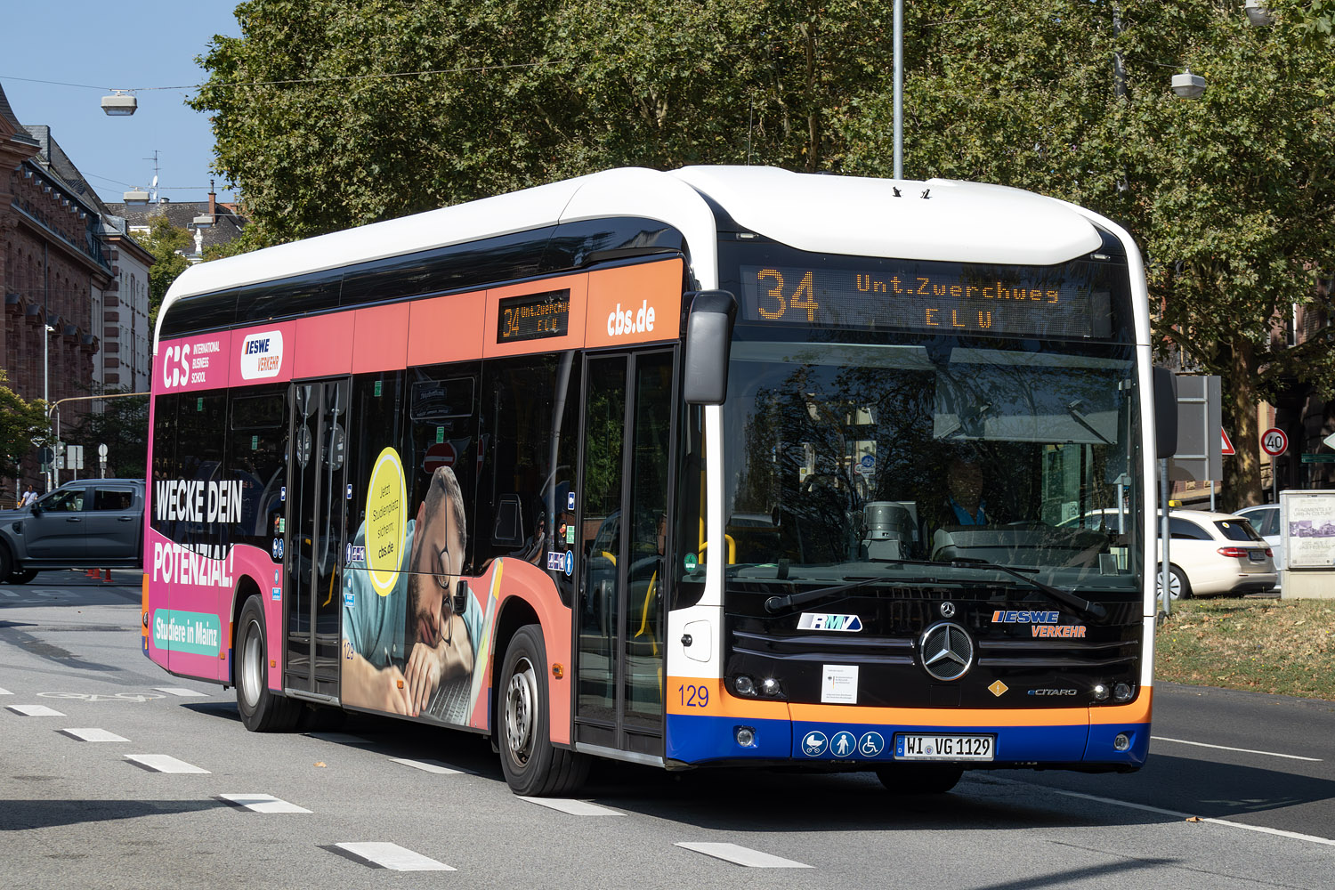 Гессен, Mercedes-Benz eCitaro № 129