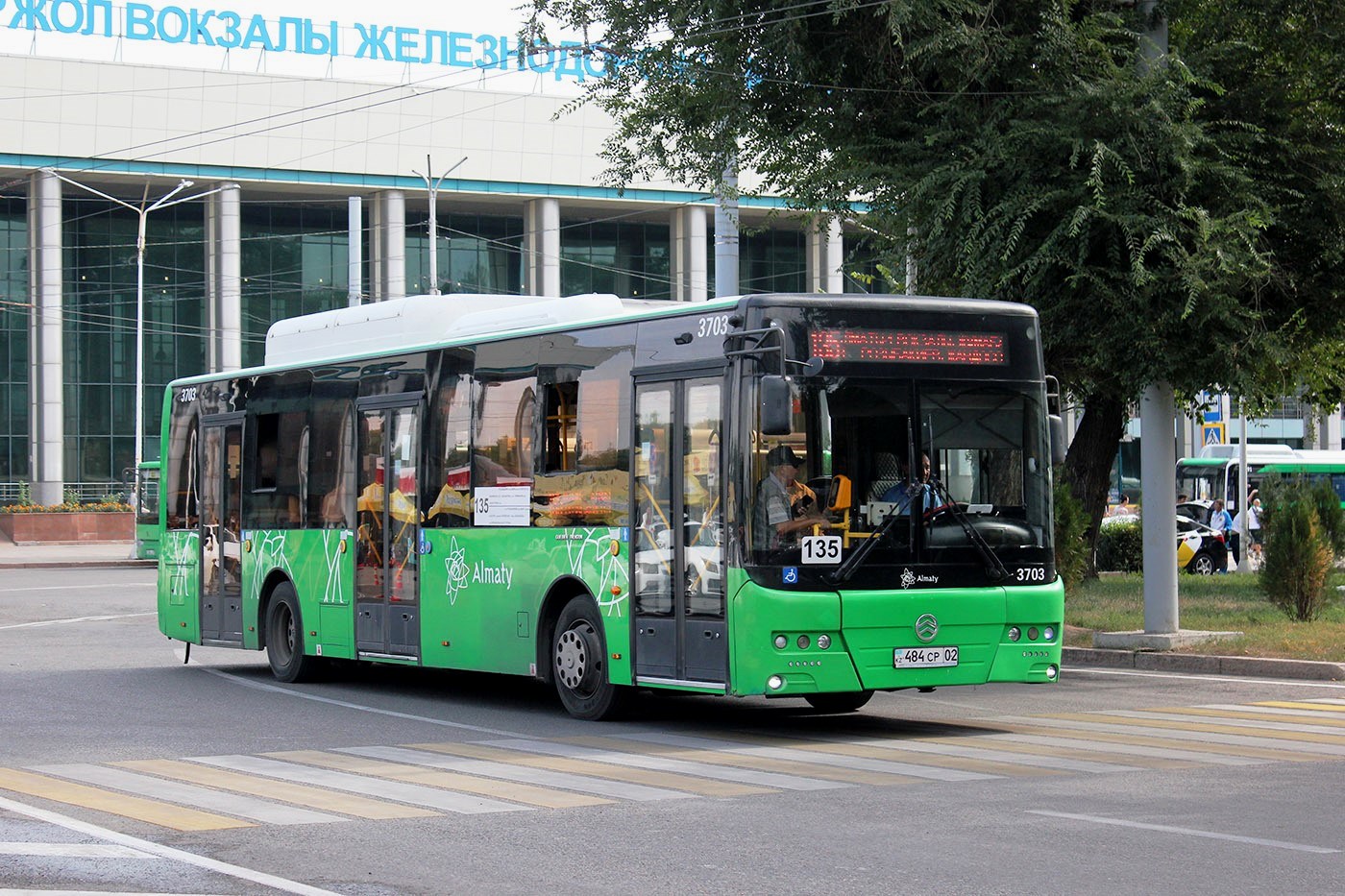 Алматы, Golden Dragon XML6125CN (Hyundai Trans Auto) № 3703