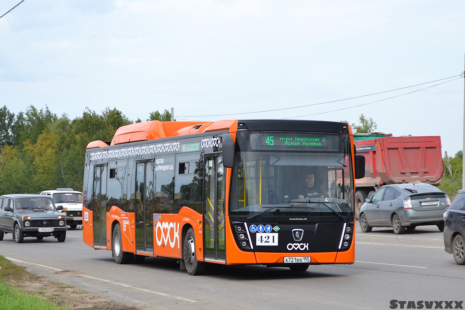 Omsk region, NefAZ-5299-40-57 (CNG) Nr. 421