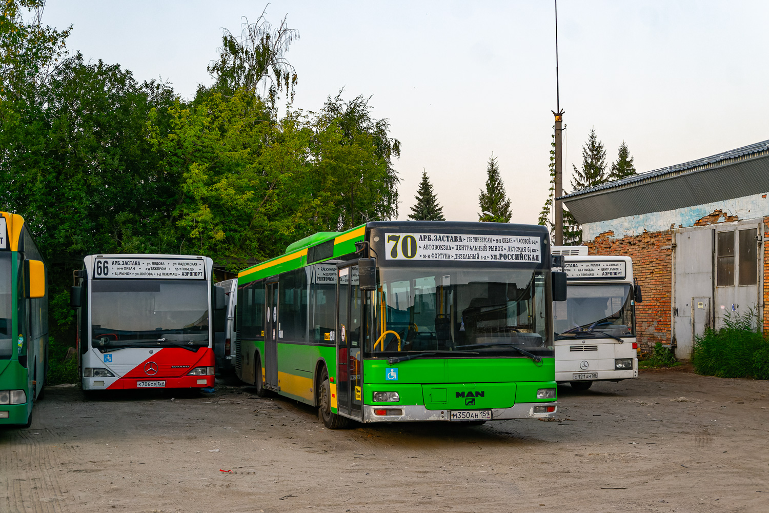 Penza region, Mercedes-Benz O530 Citaro № К 706 СУ 159; Penza region, MAN A21 NL263 № М 350 АН 159