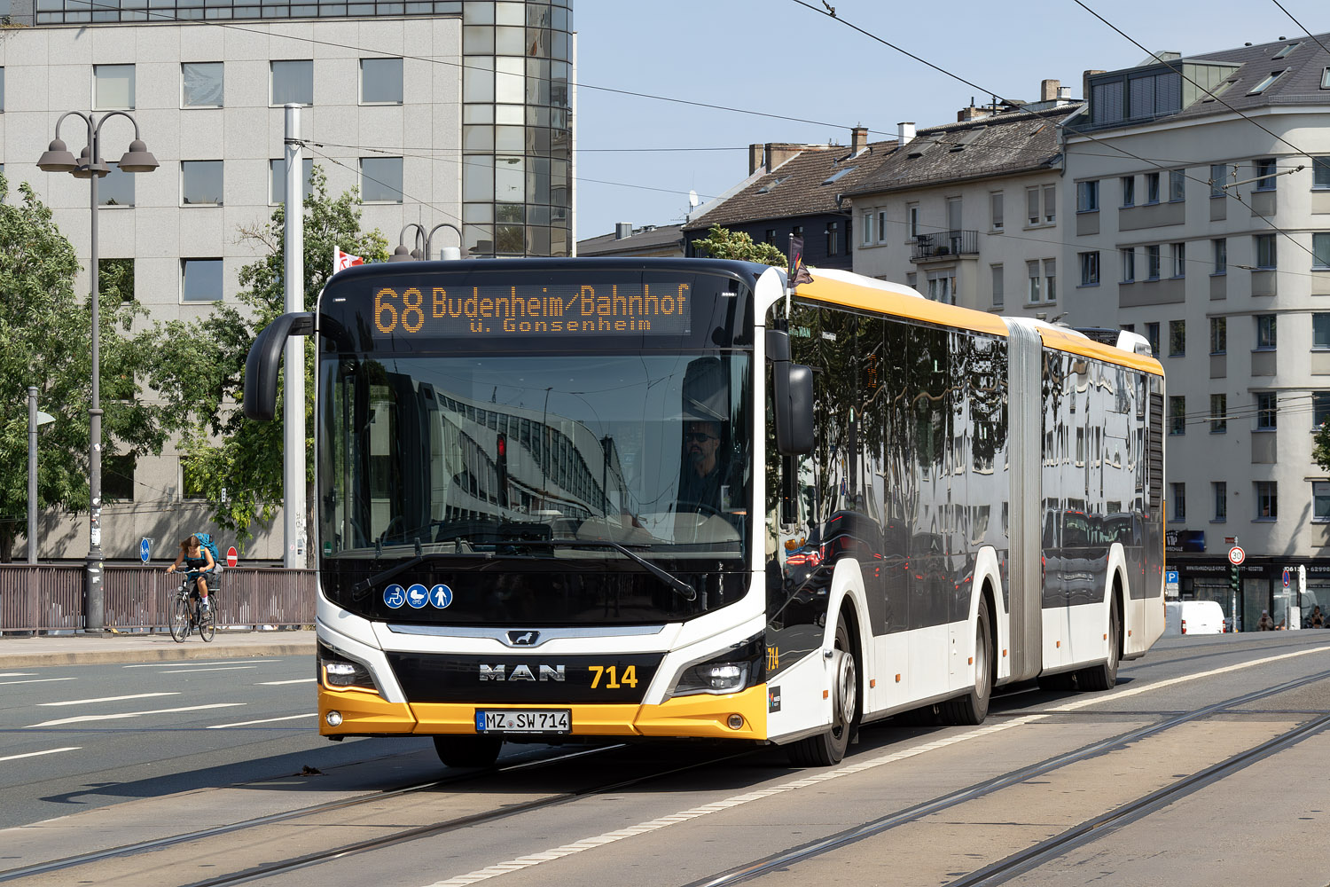 Рейнланд-Пфальц, MAN 18C Lion's City 18 NG360 EfficientHybrid № 714