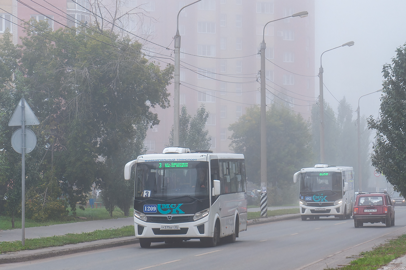 Omsk region, PAZ-320435-04 "Vector Next" č. 1209