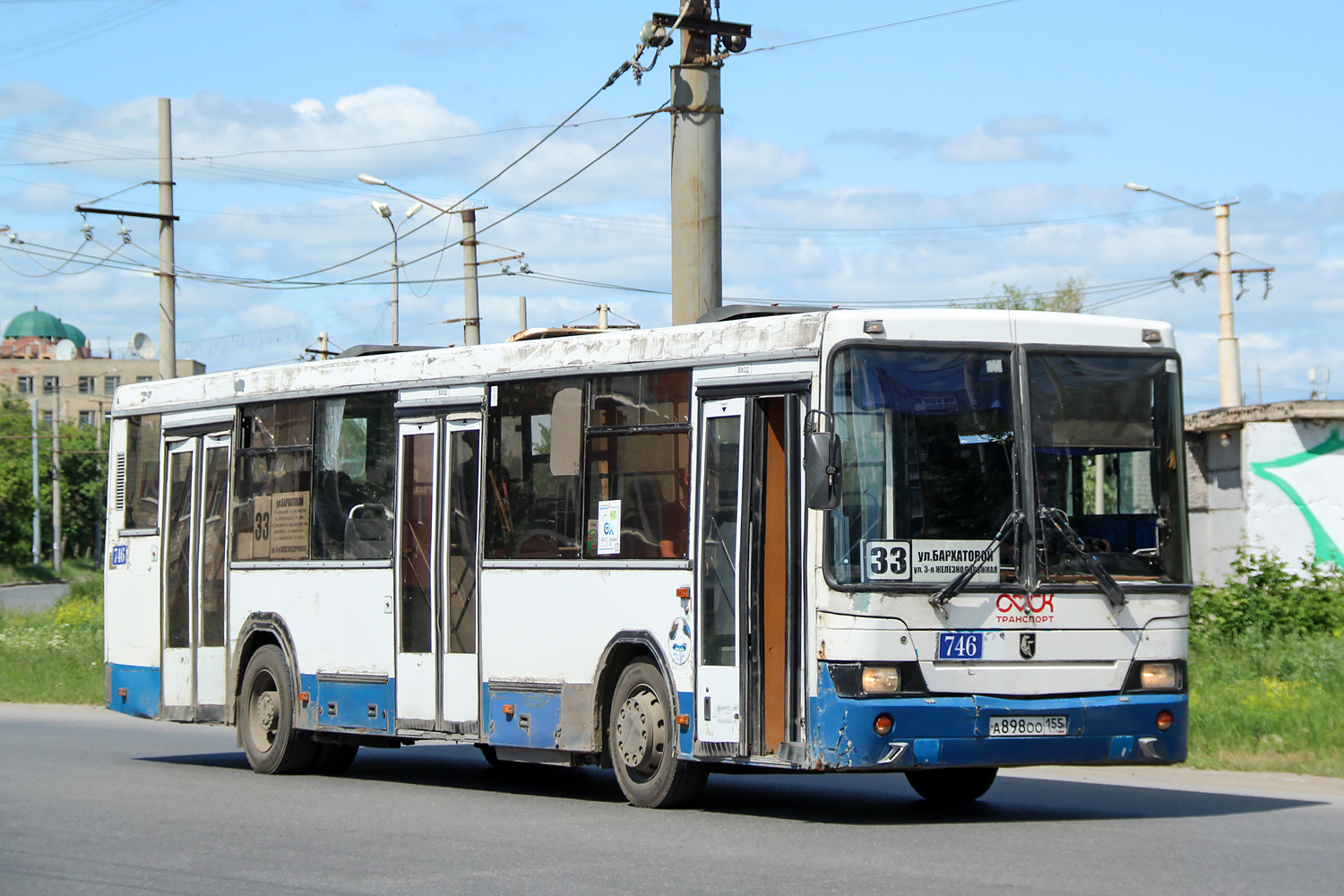 Omsk region, NefAZ-5299-20-15 # 746