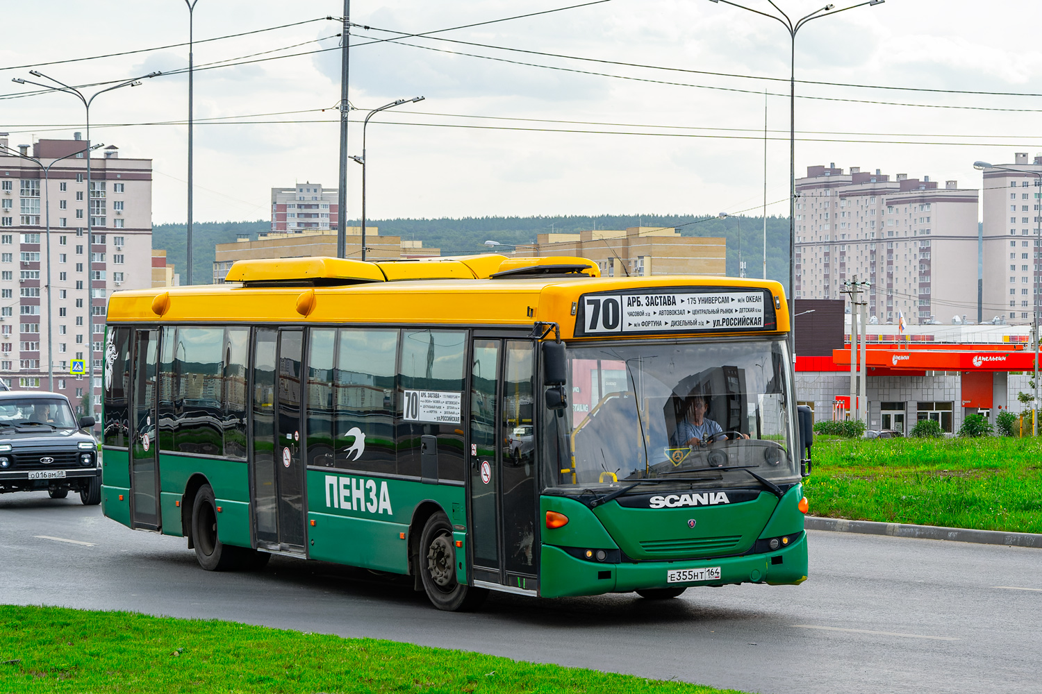 Пензенская область, Scania OmniLink II (Скания-Питер) № Е 355 НТ 164