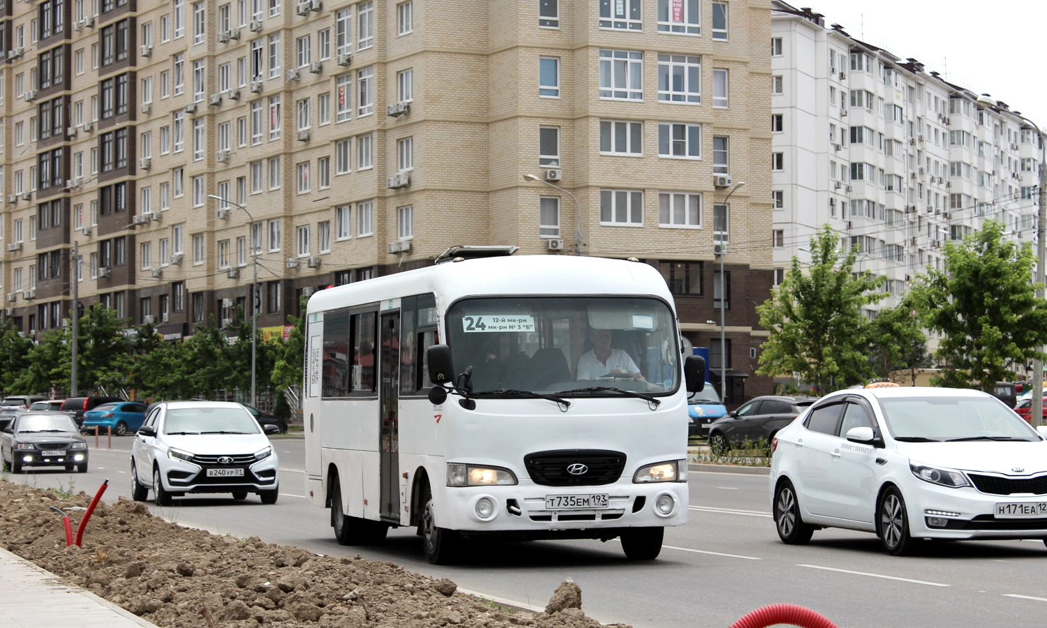 Краснодарский край, Hyundai County LWB C11 (ТагАЗ) № Т 735 ЕМ 193