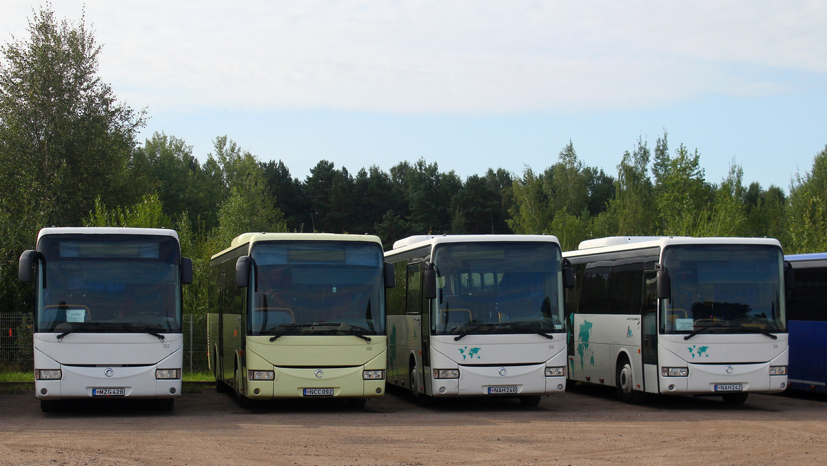 Литва, Irisbus Crossway 12.8M № 553; Литва, Irisbus Crossway 12M № 558