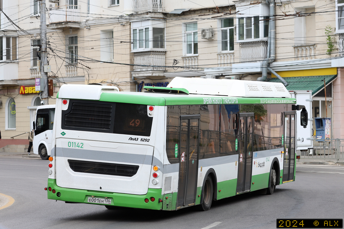 Воронежская область, ЛиАЗ-5292.67 (CNG) № 01142