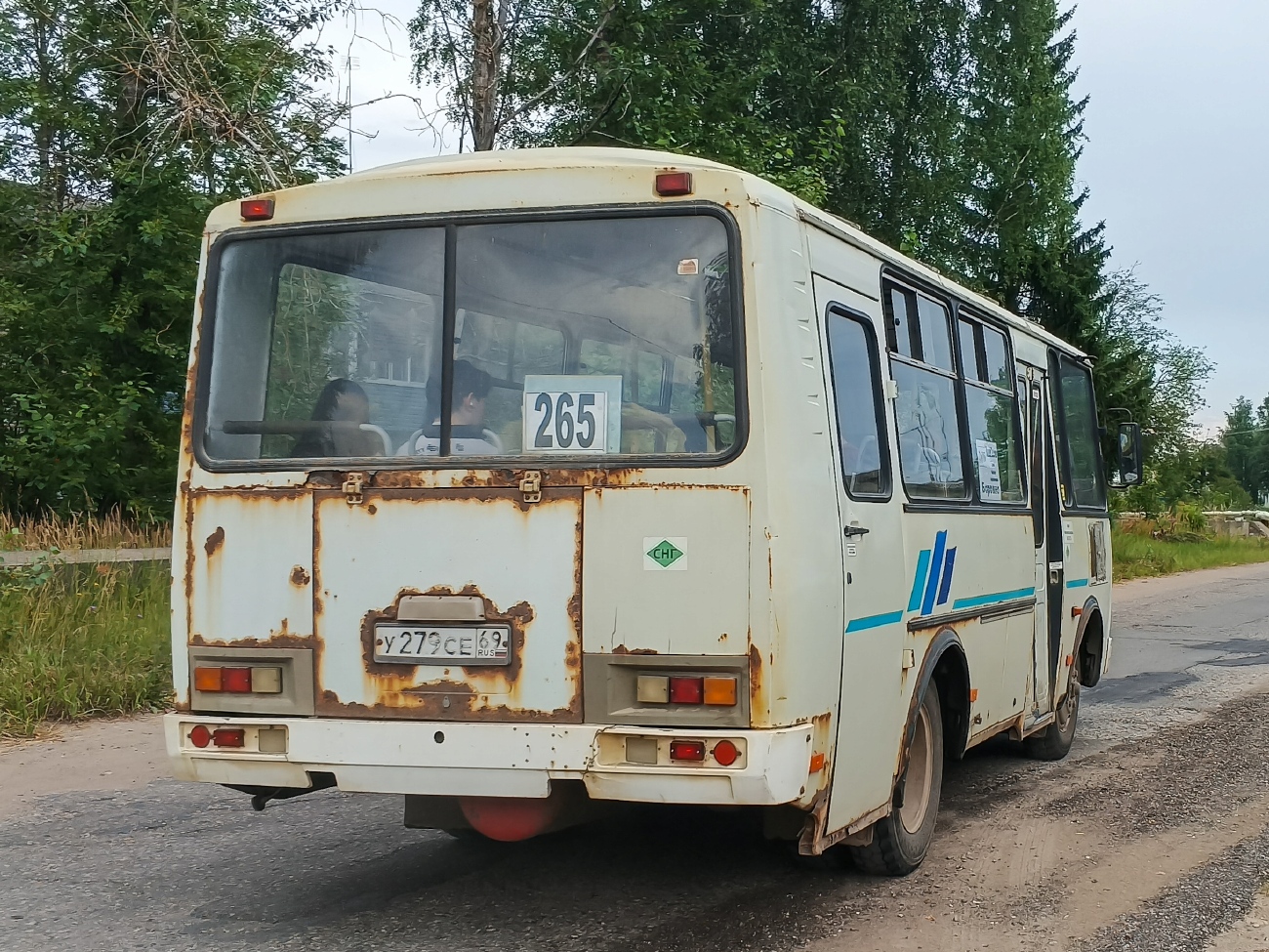 Тверская область, ПАЗ-32053 № У 279 СЕ 69