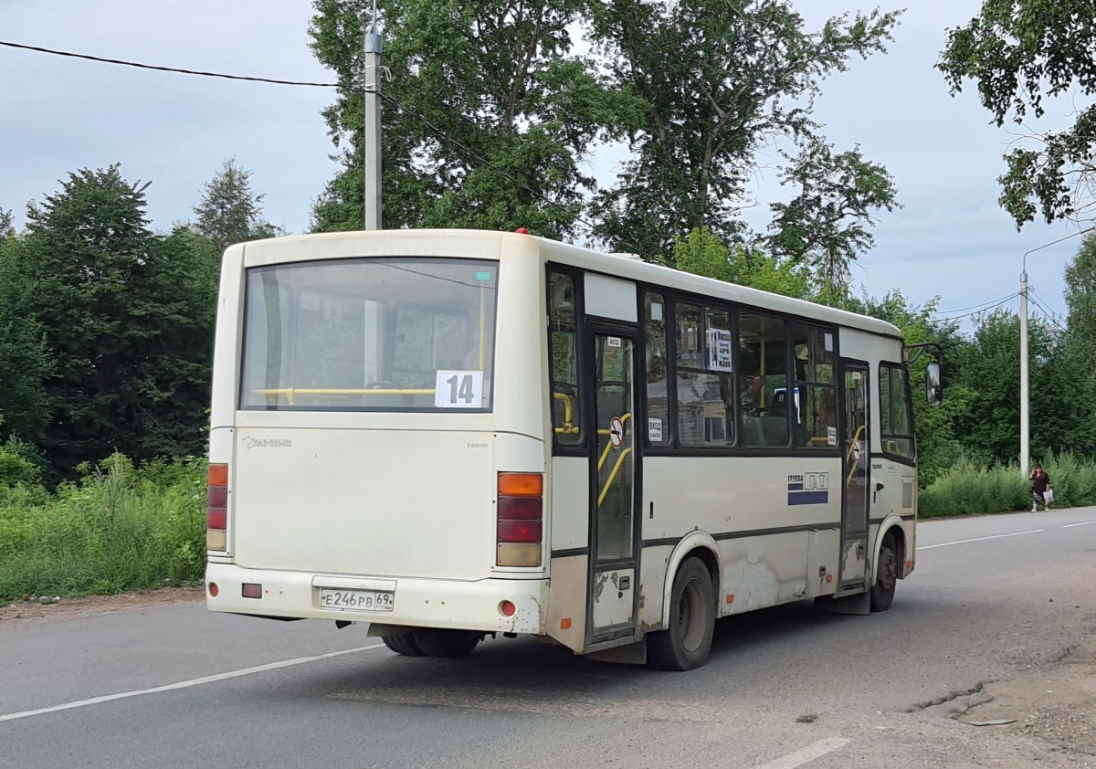 Тверская область, ПАЗ-320412-05 № Е 246 РВ 69