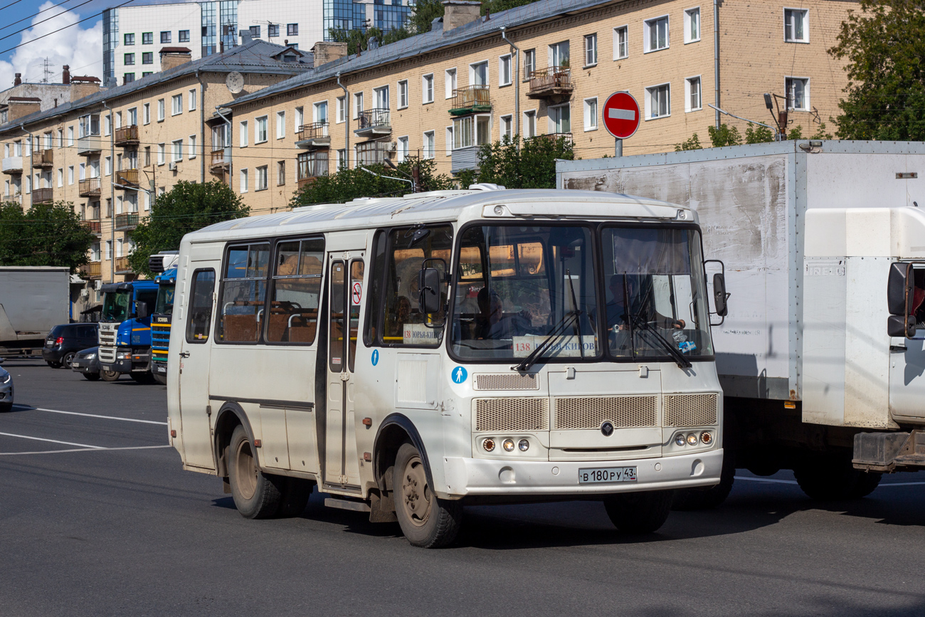 Кировская область, ПАЗ-320530-07 № В 180 РУ 43