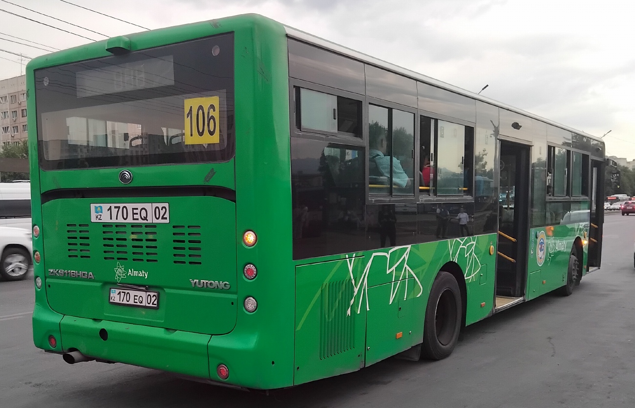 Алматы, Yutong ZK6118HGA № 170 EQ 02