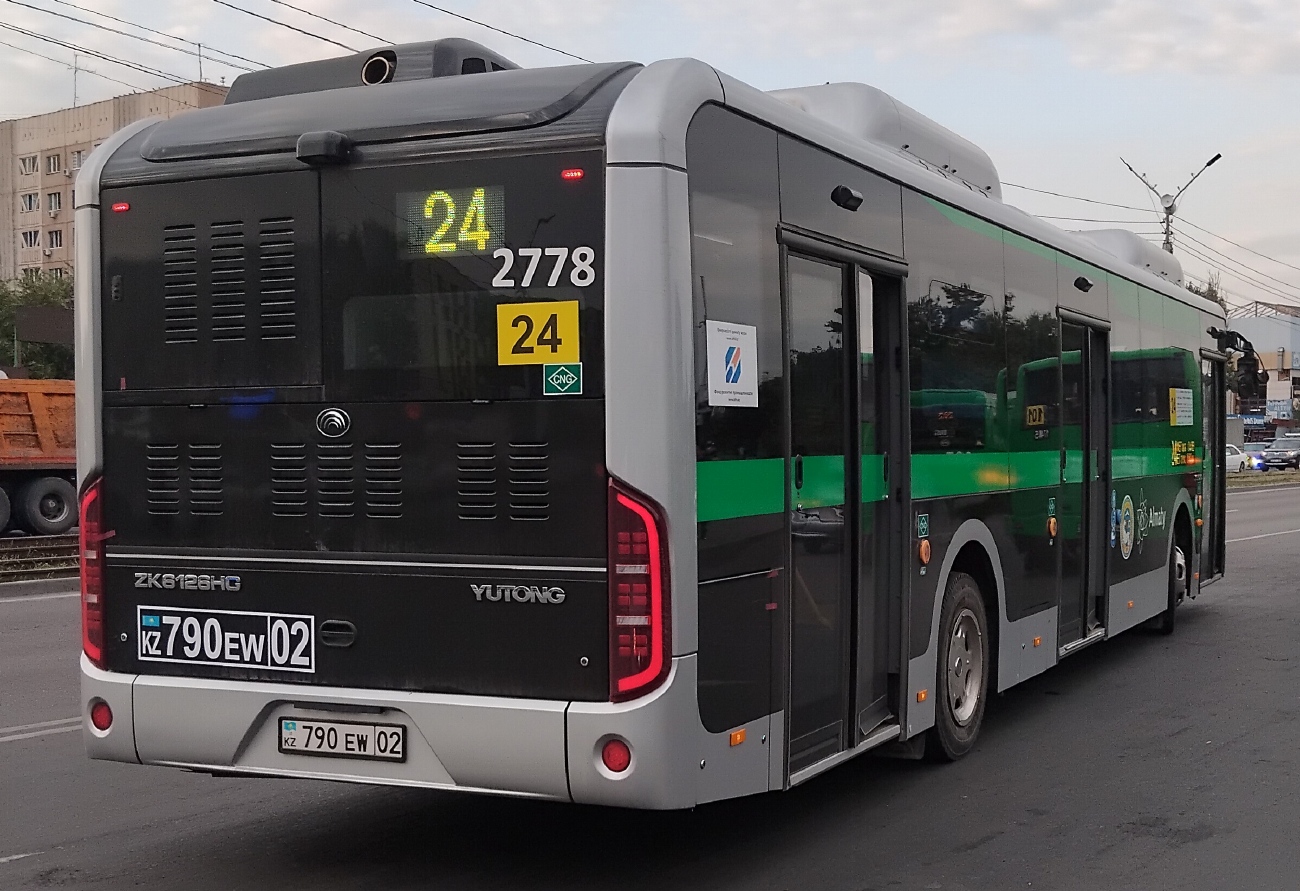 Алматы, Yutong ZK6126HG (QazTehna) № 2778