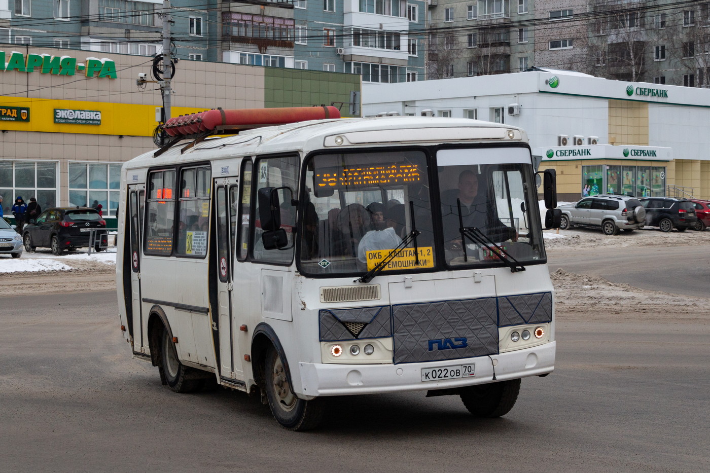 Томская область, ПАЗ-32054 № К 022 ОВ 70