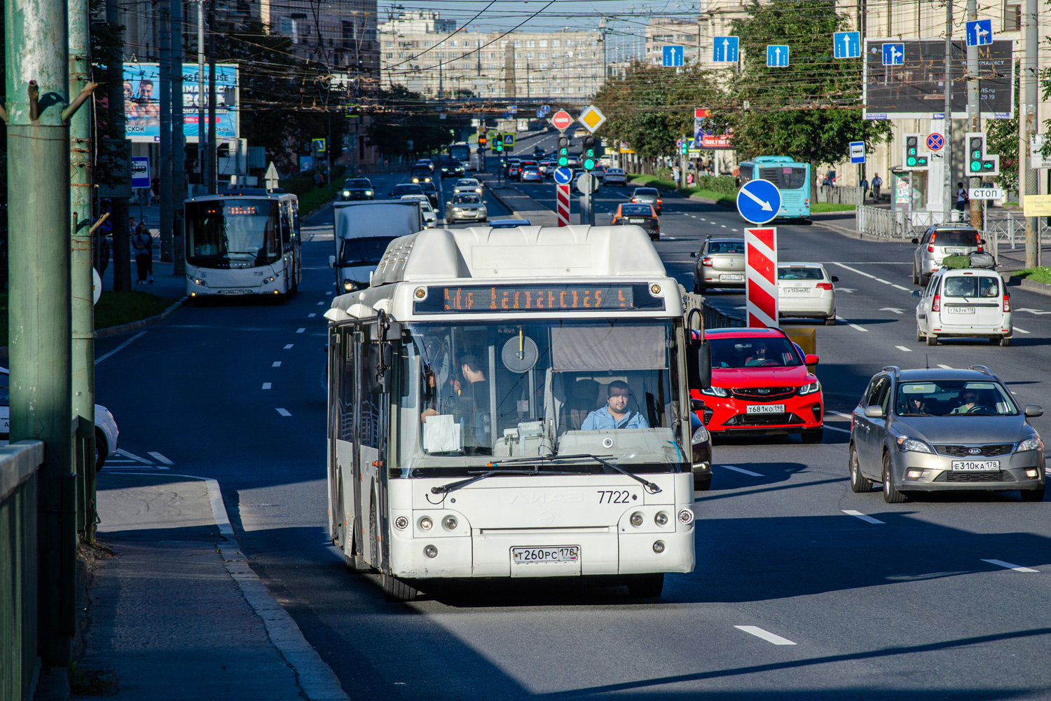 Санкт-Петербург, ЛиАЗ-5292.71 № 7722