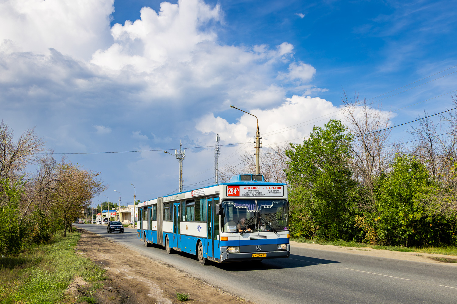 Саратовская область, Mercedes-Benz O405G № ВА 244 64