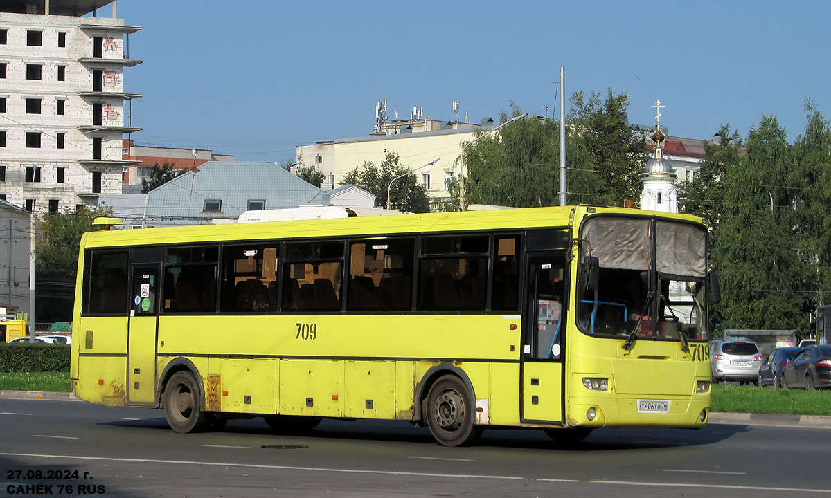 Ярославская область, ЛиАЗ-5256.23-01 (ГолАЗ) № 709