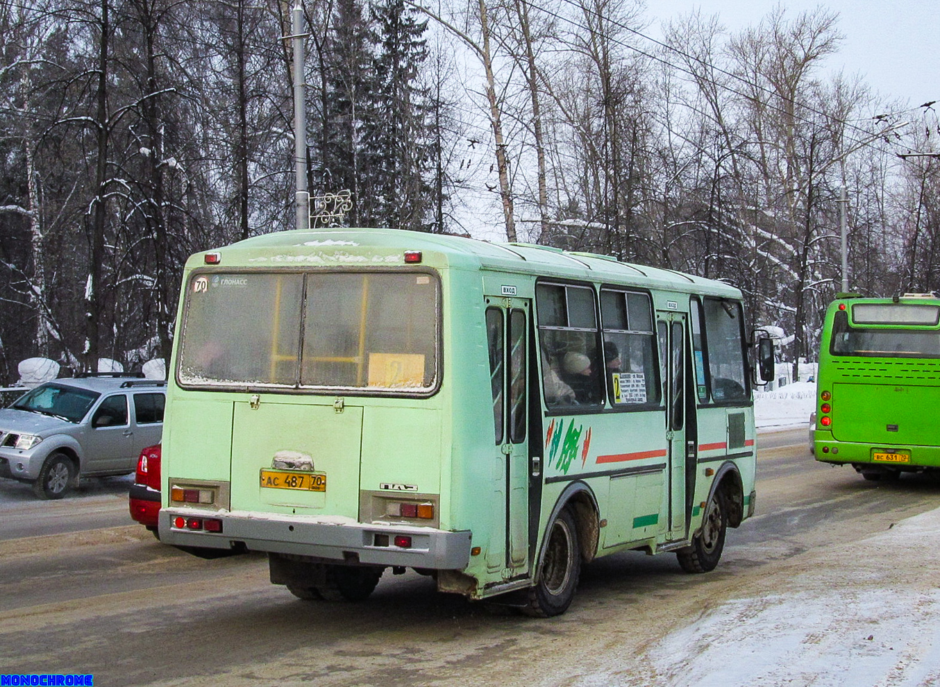 Tomsk region, PAZ-32054 # АС 487 70