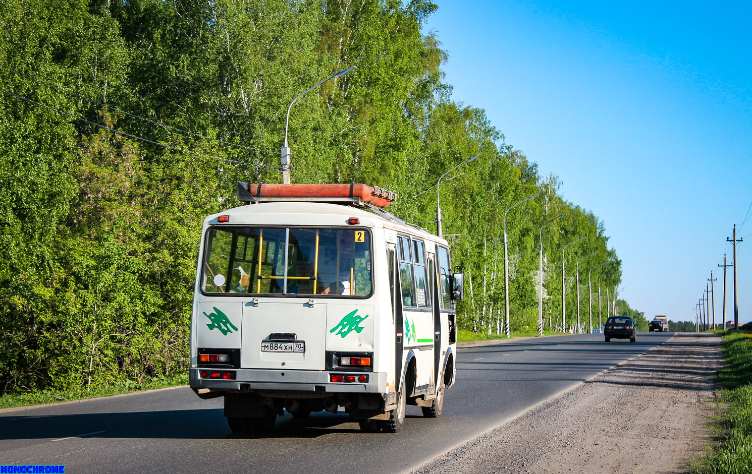 Tomská oblast, PAZ-32054 č. М 884 ХН 70