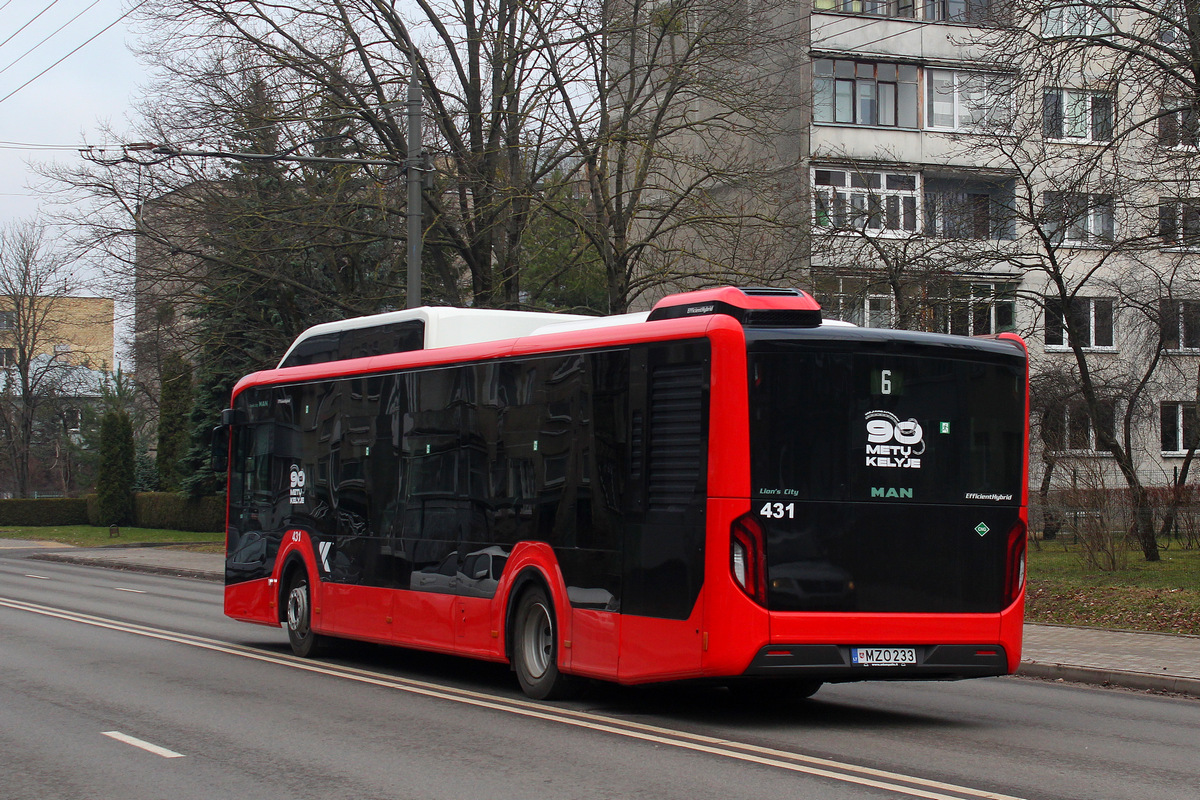 Литва, MAN 12C Lion's City 12 G NL280 EfficientHybrid № 431